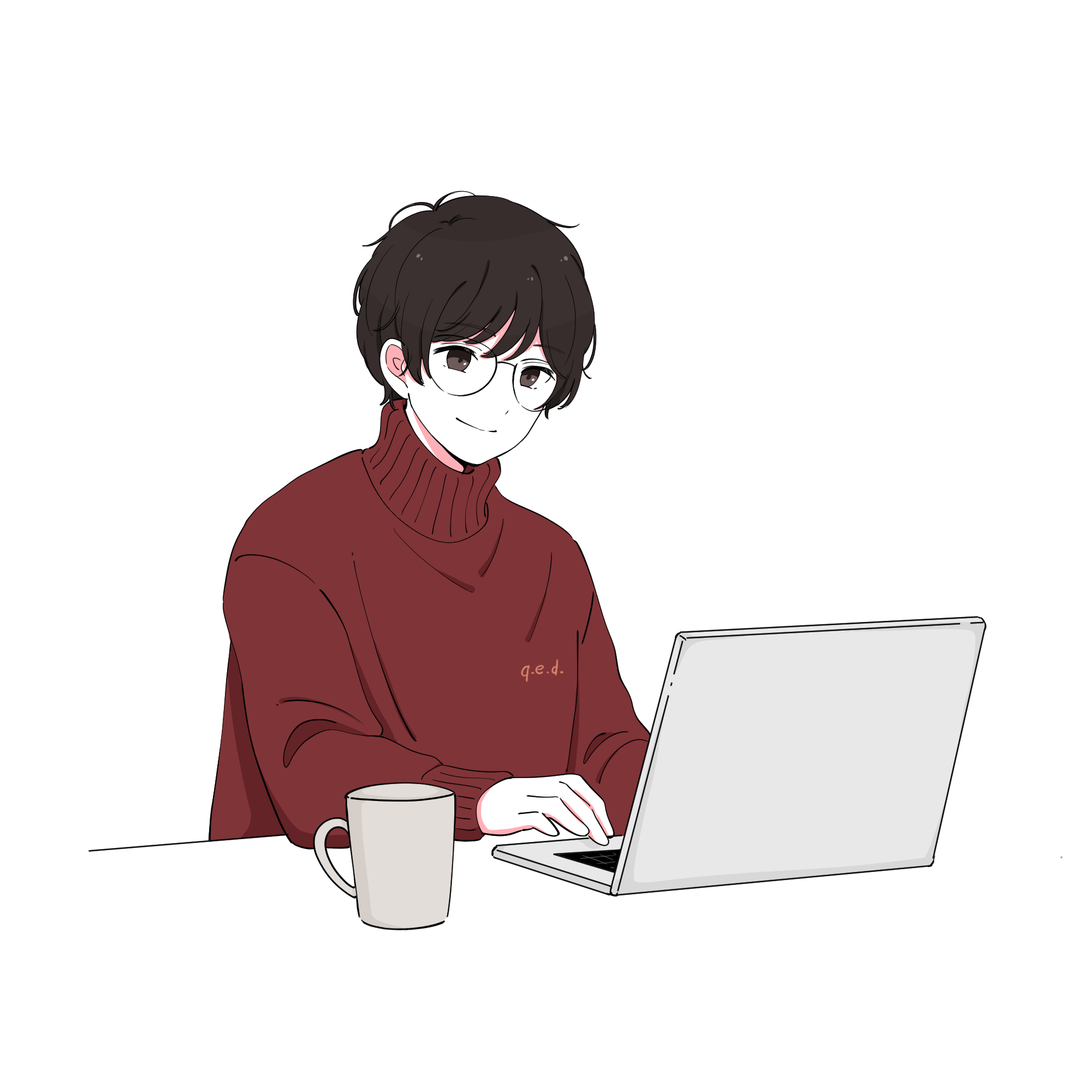 最新のゲームを作るプログラマー